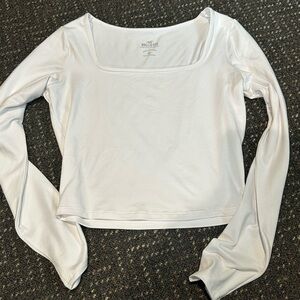 Hollister White Fitted Bodysuit